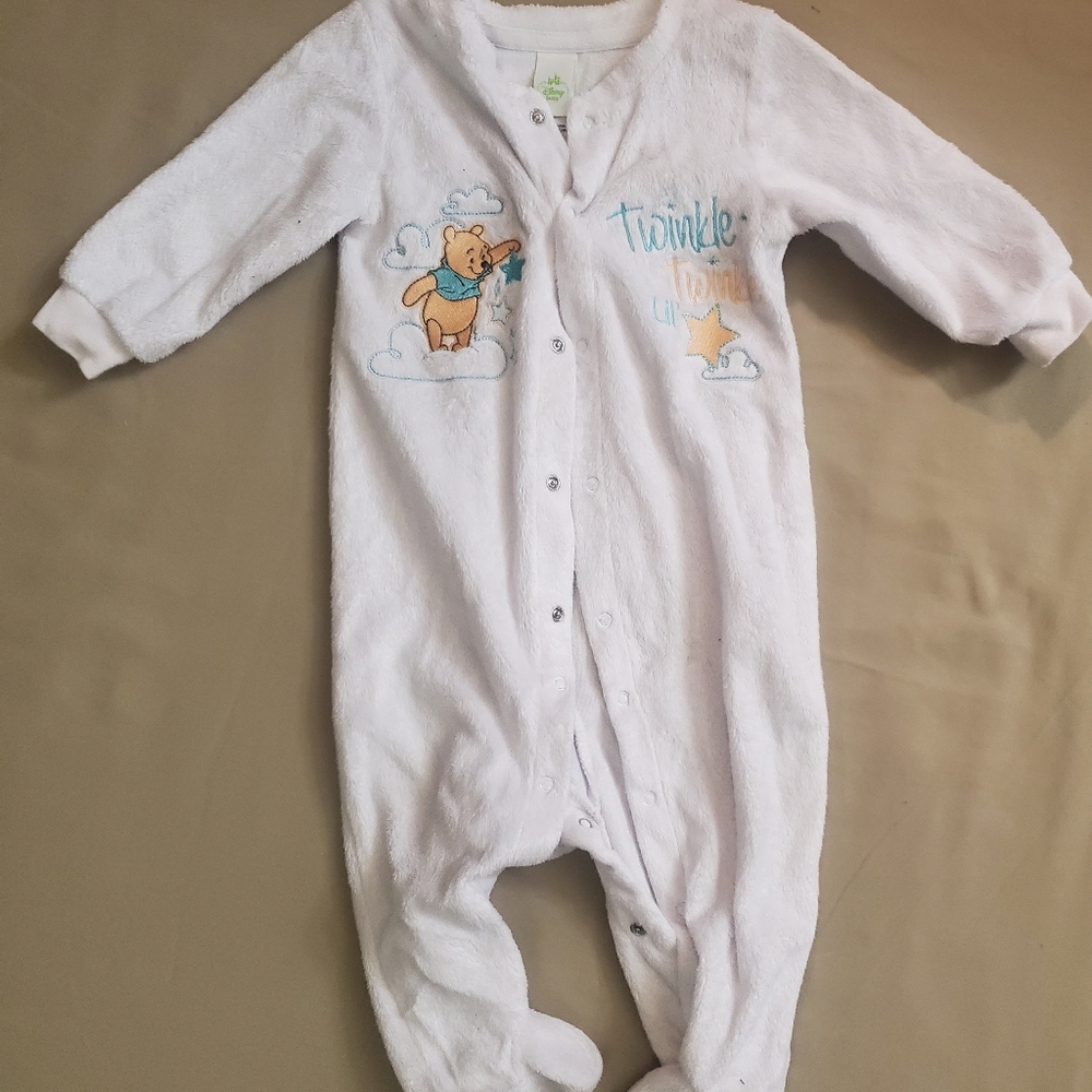 White fleece Sleeper